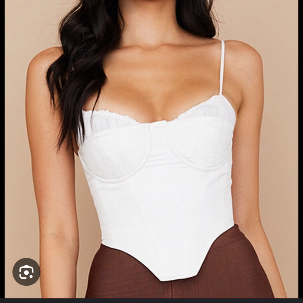 New HOUSE OF CB Emiliana Gathered Corset